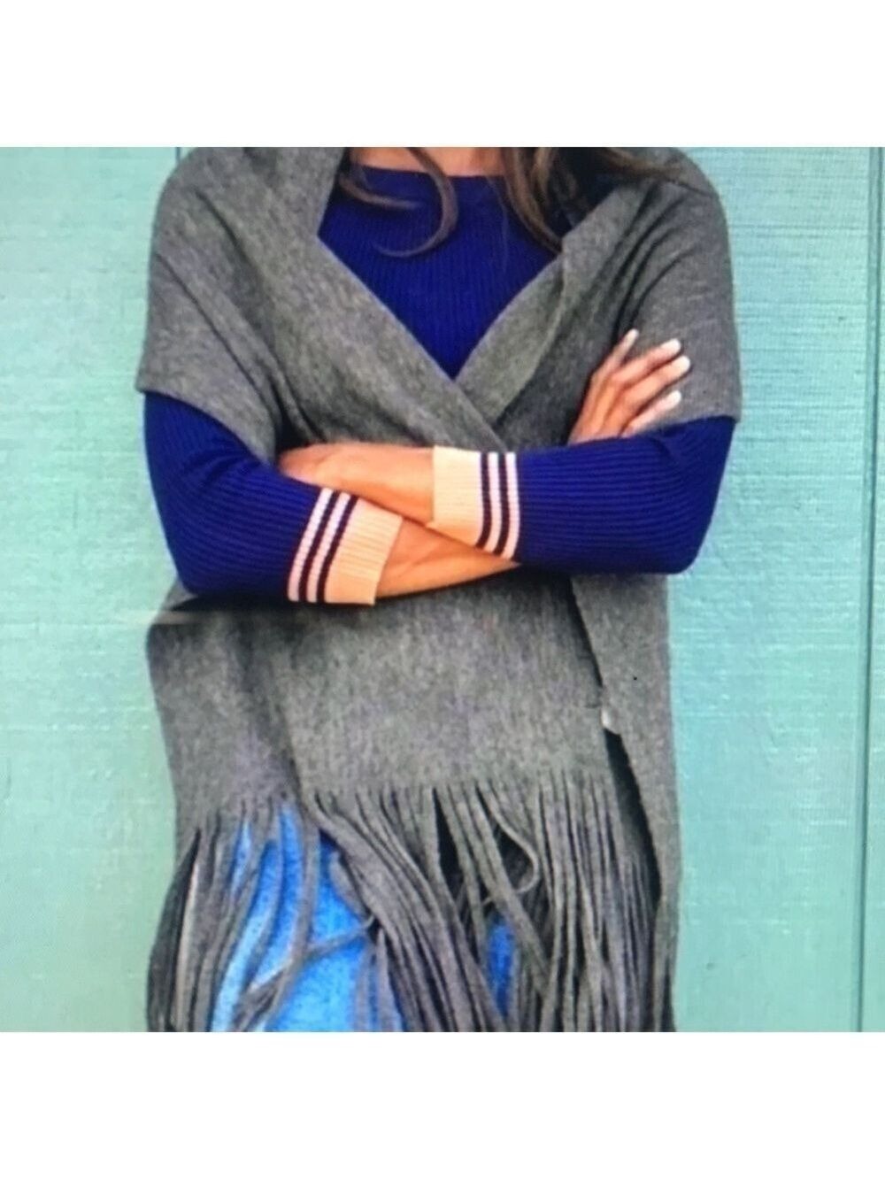 NWT Lucky Brand Fringed Scarf
